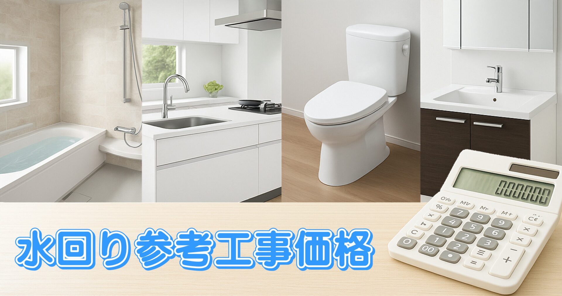 水回り参考工事価格