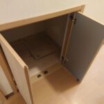Panasonic バリティス建具を採用した階段下収納